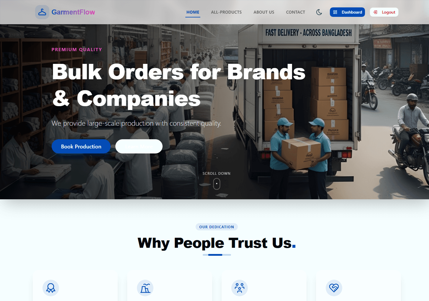 GarmentFlow - Premium Apparel Management Platform